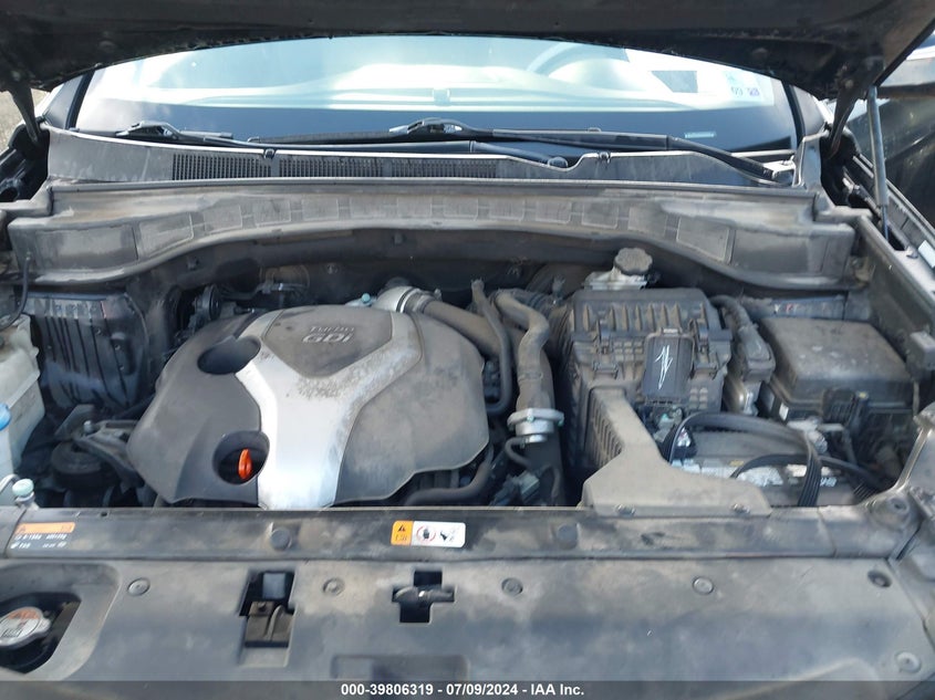 2013 Hyundai Santa Fe Sport VIN: 5XYZW3LA1DG105609 Lot: 39806319