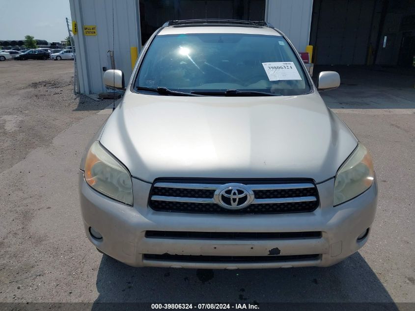 2008 Toyota Rav4 Limited VIN: JTMBD31VX86056223 Lot: 39806324