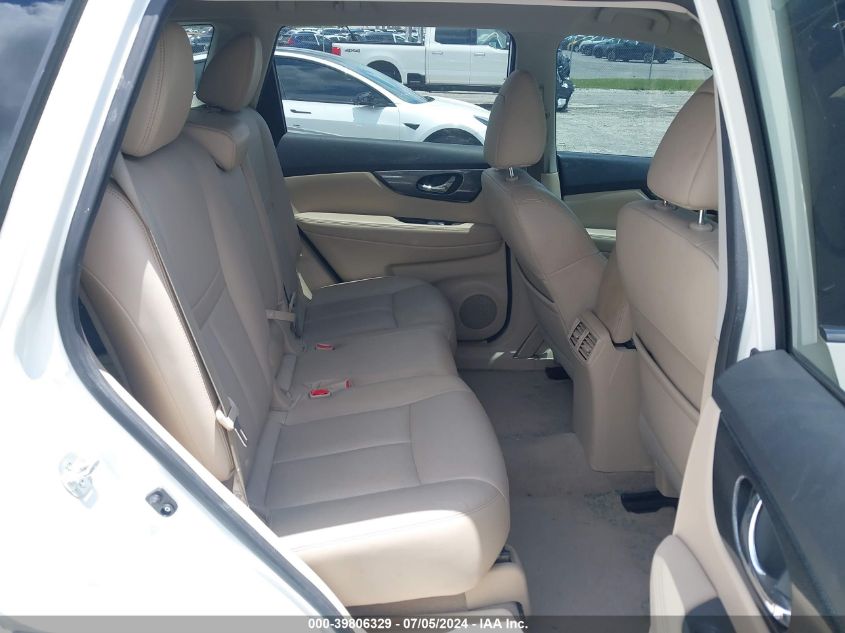 2015 Nissan Rogue Sl VIN: 5N1AT2MT5FC759130 Lot: 39806329