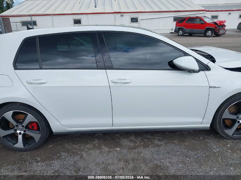 2017 VOLKSWAGEN GOLF GTI AUTOBAHN 4-DOOR/S 4-DOOR/SE 4-DOOR/SPORT 4-DOOR - 3VW447AU7HM042977