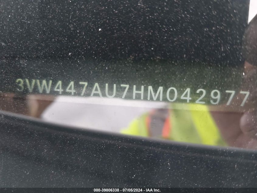 2017 VOLKSWAGEN GOLF GTI AUTOBAHN 4-DOOR/S 4-DOOR/SE 4-DOOR/SPORT 4-DOOR - 3VW447AU7HM042977