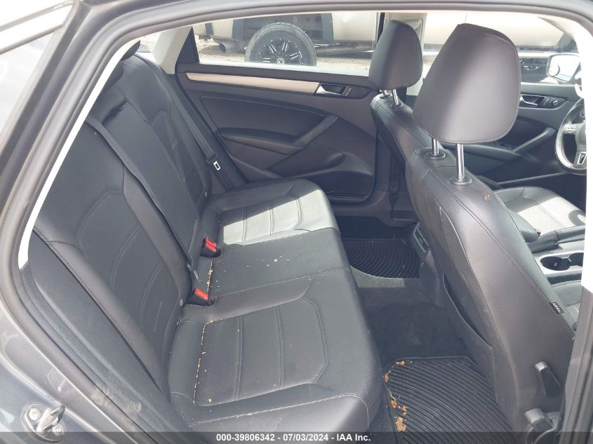 2014 Volkswagen Passat 2.0L Tdi Se VIN: 1VWBN7A3XEC023493 Lot: 39806342