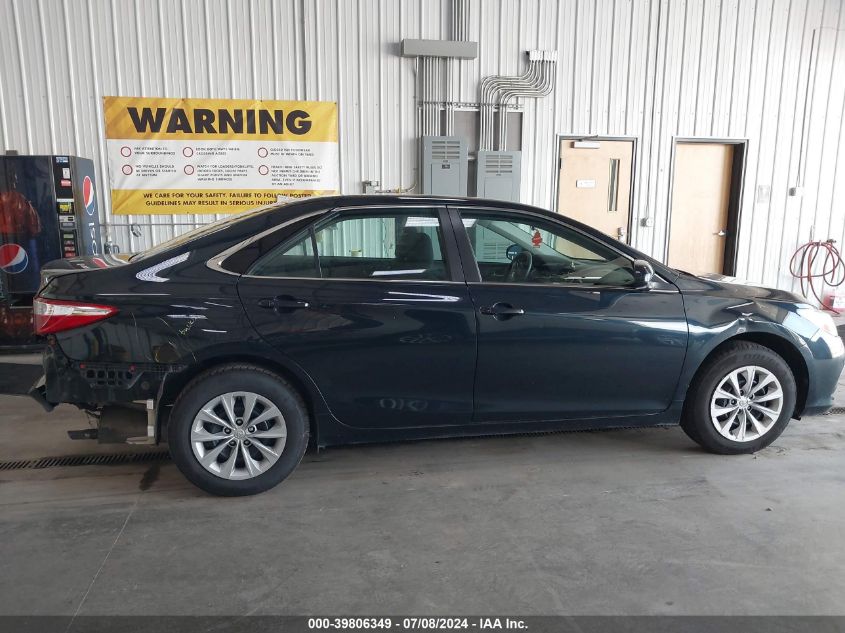 2015 Toyota Camry Le VIN: 4T4BF1FK7FR452505 Lot: 39806349