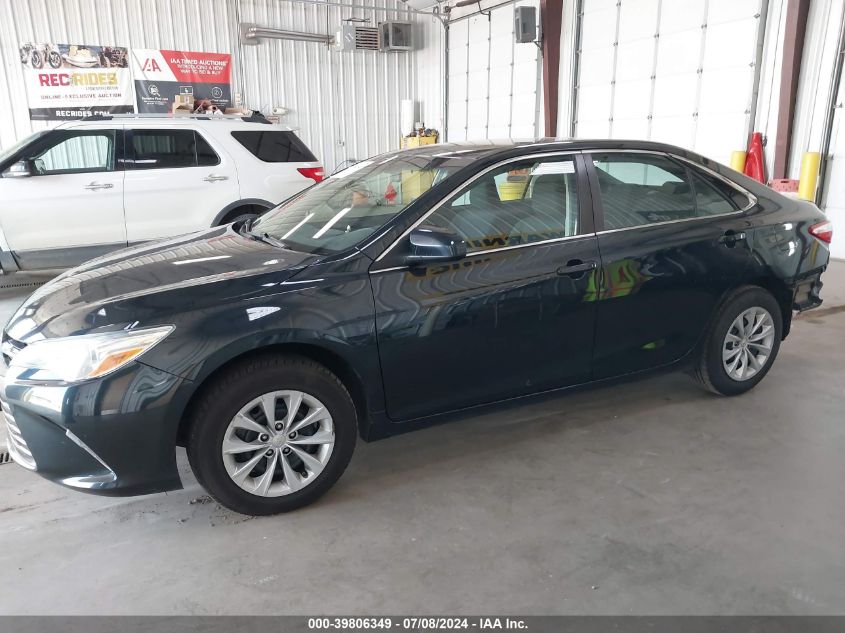 2015 Toyota Camry Le VIN: 4T4BF1FK7FR452505 Lot: 39806349