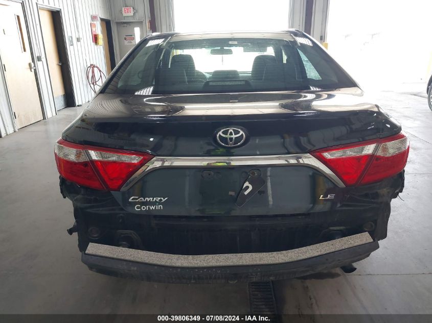 2015 Toyota Camry Le VIN: 4T4BF1FK7FR452505 Lot: 39806349