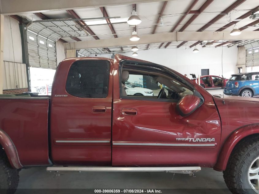 2003 Toyota Tundra Ltd V8 VIN: 5TBBT48153S370519 Lot: 39806359