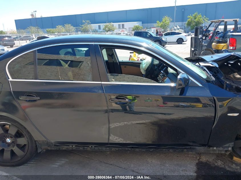 2008 BMW 528I VIN: WBANU53558CT07475 Lot: 39806364