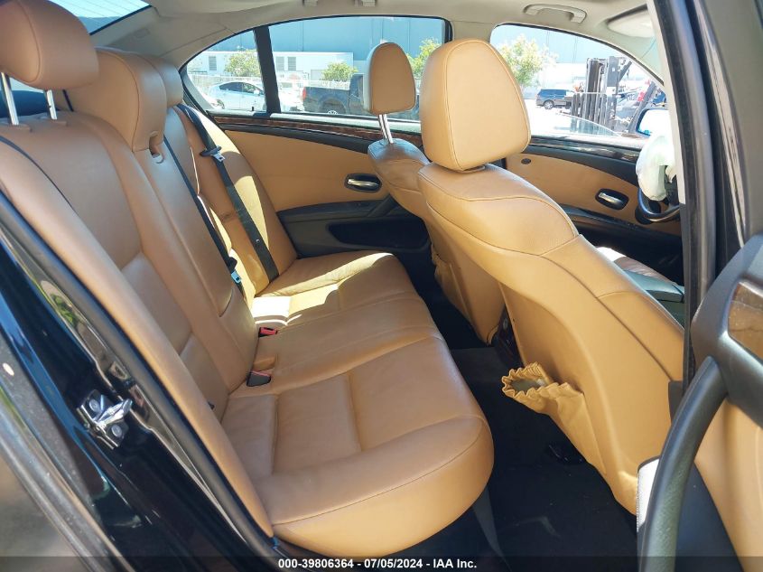 2008 BMW 528I VIN: WBANU53558CT07475 Lot: 39806364