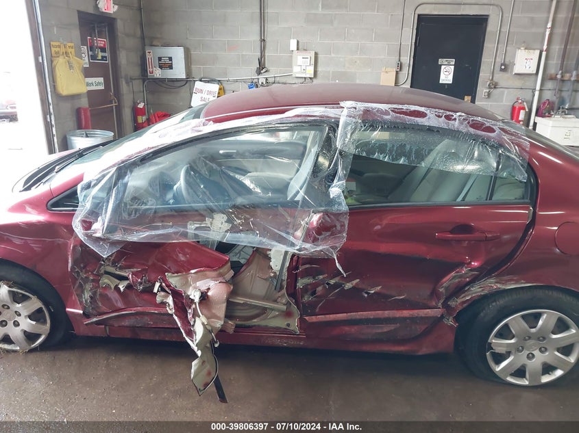 2009 Honda Civic Lx VIN: 2HGFA165X9H545035 Lot: 39806397