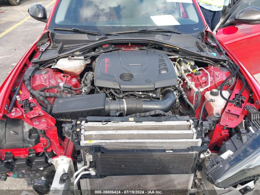 2019 Alfa Romeo Giulia Ti Rwd VIN: ZARFAMBN3K7601393 Lot: 39806424