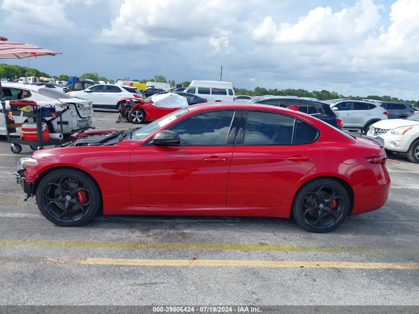 2019 Alfa Romeo Giulia Ti Rwd VIN: ZARFAMBN3K7601393 Lot: 39806424
