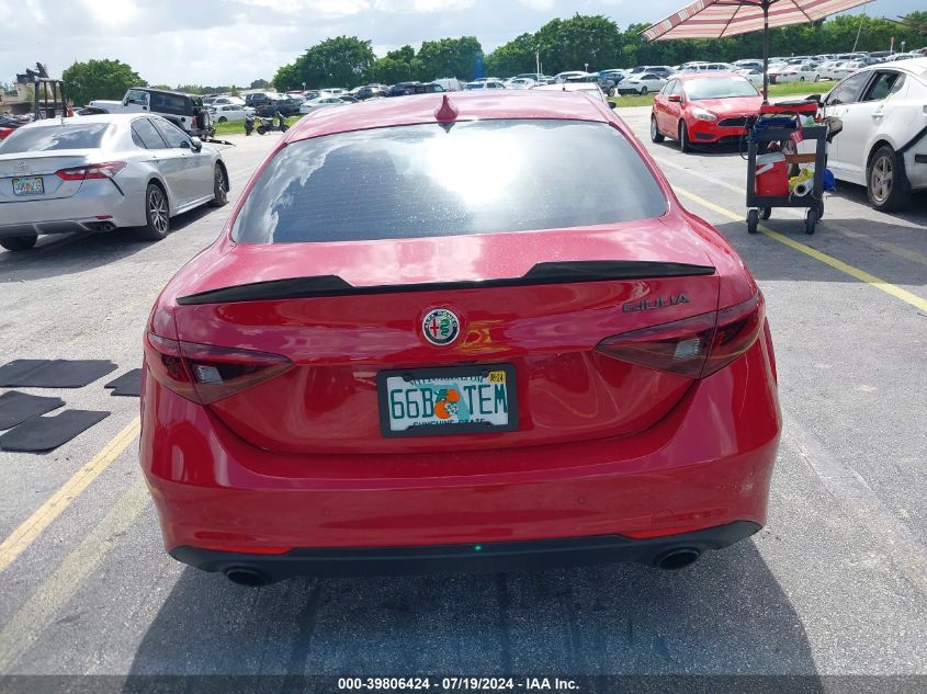 2019 Alfa Romeo Giulia Ti Rwd VIN: ZARFAMBN3K7601393 Lot: 39806424