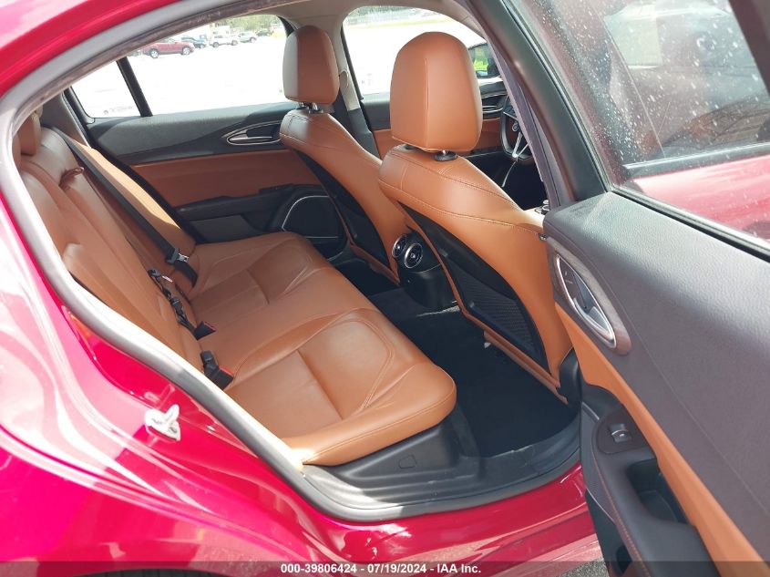 2019 Alfa Romeo Giulia Ti Rwd VIN: ZARFAMBN3K7601393 Lot: 39806424