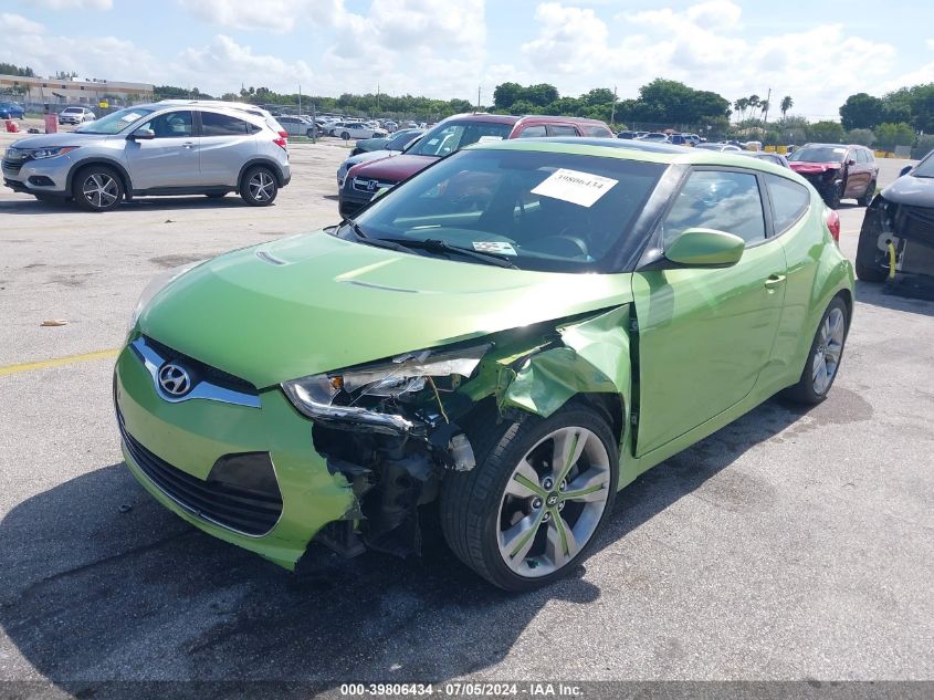 2012 Hyundai Veloster VIN: KMHTC6AD7CU0249 Lot: 39806434