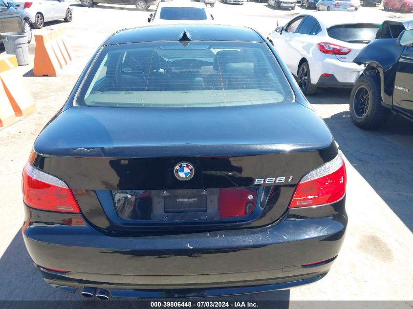 2010 BMW 528I VIN: WBANU5C59AC129401 Lot: 39806448