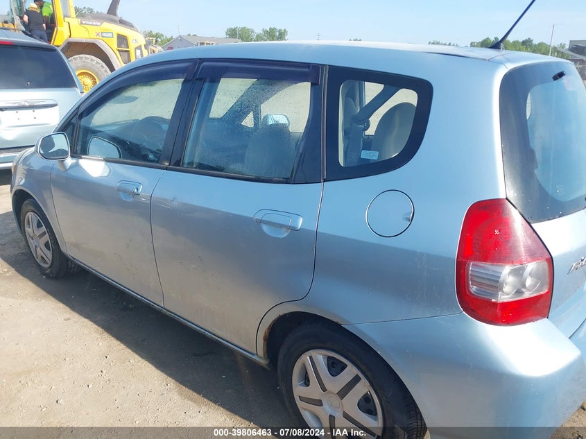 2007 Honda Fit VIN: JHMGD38447S029445 Lot: 39806463