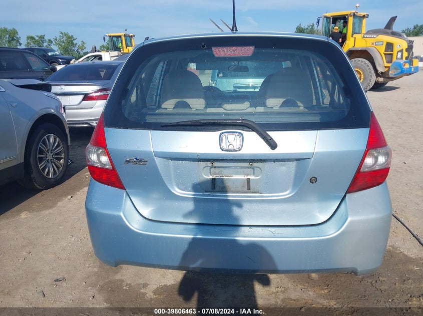 2007 Honda Fit VIN: JHMGD38447S029445 Lot: 39806463