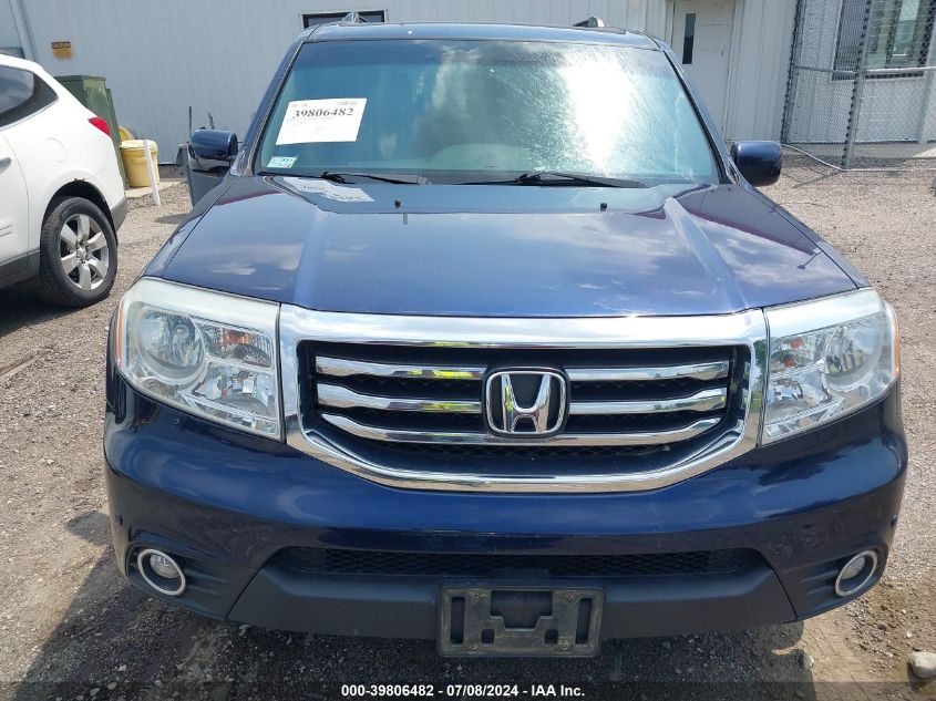 2014 Honda Pilot Touring VIN: 5FNYF4H96EB025599 Lot: 39806482