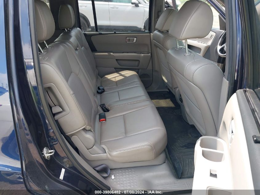 2014 Honda Pilot Touring VIN: 5FNYF4H96EB025599 Lot: 39806482