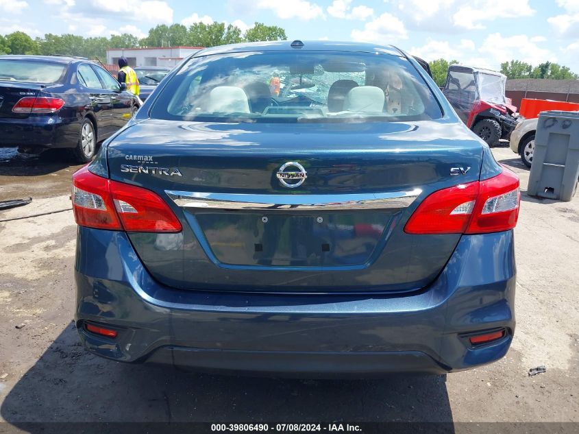 2016 Nissan Sentra Sv VIN: 3N1AB7AP0GY315998 Lot: 39806490