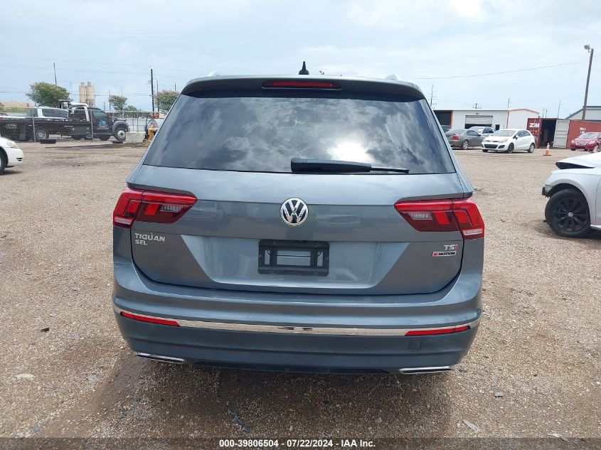 2018 Volkswagen Tiguan 2.0T Se/2.0T Sel VIN: 3VV2B7AX9JM162409 Lot: 39806504