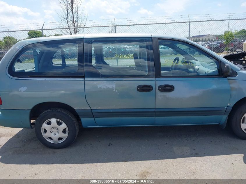 1996 Dodge Grand Caravan Se VIN: 2B4GP44R6TR619557 Lot: 39806516