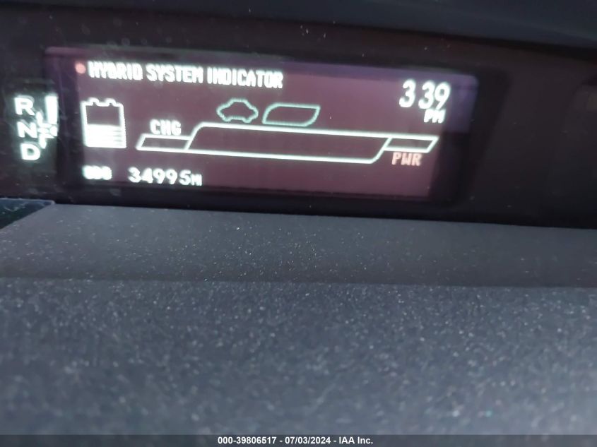 2013 Toyota Prius Plug-In VIN: JTDKN3DP8D3045842 Lot: 39806517