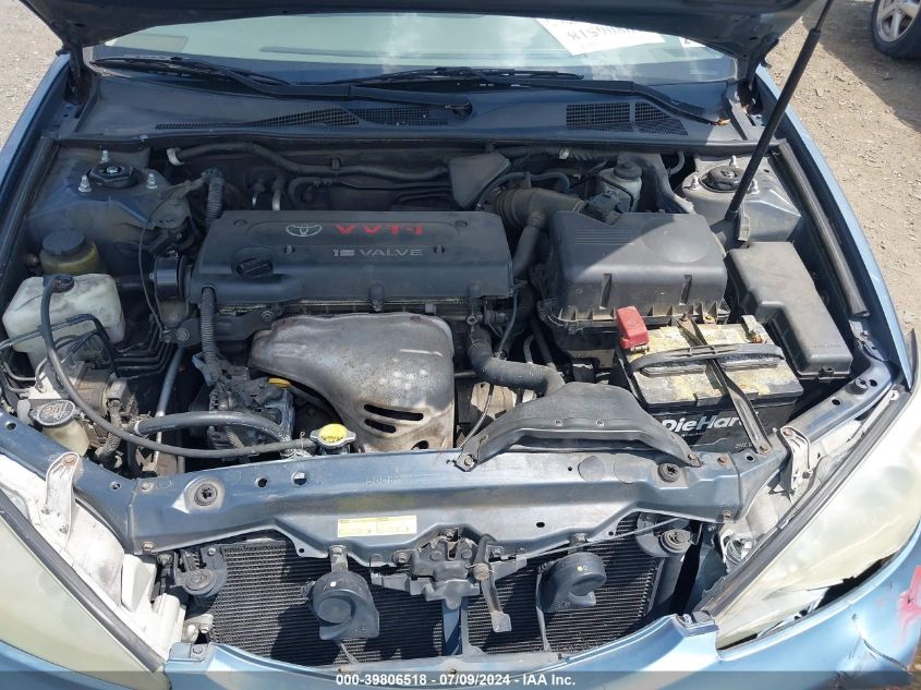 2003 Toyota Camry Le VIN: 4T1BE30K33U713528 Lot: 39806518