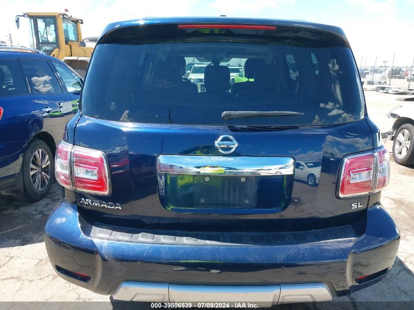 2018 Nissan Armada Sl VIN: JN8AY2ND3J9056388 Lot: 39806539