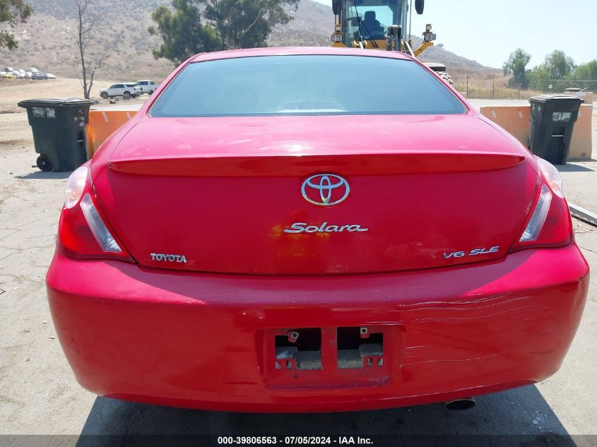 2006 Toyota Camry Solara Sle V6 VIN: 4T1CA30PX6U099982 Lot: 39806563