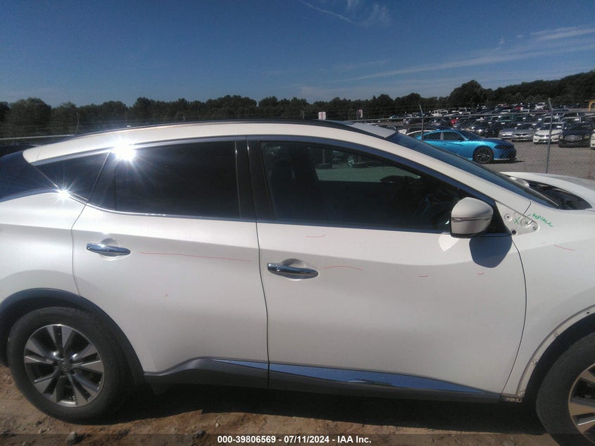2015 Nissan Murano Sv VIN: 5N1AZ2MG5FN233876 Lot: 39806569