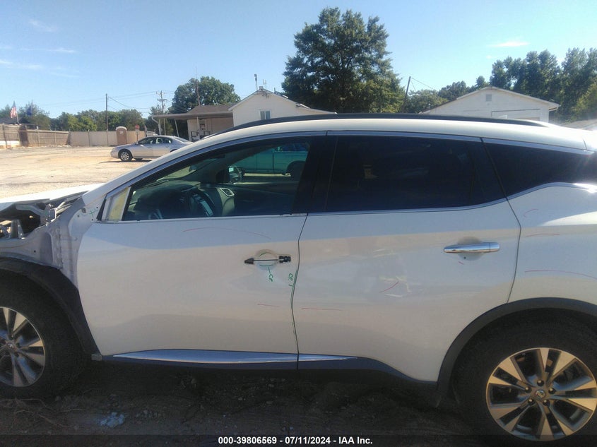 2015 Nissan Murano Sv VIN: 5N1AZ2MG5FN233876 Lot: 39806569