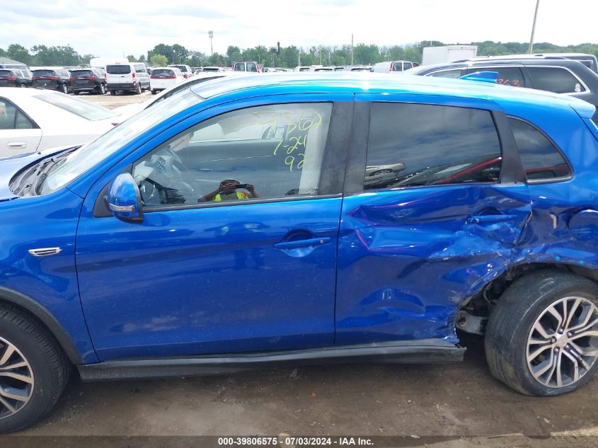 2019 Mitsubishi Outlander Sport 2.0 Es VIN: JA4AP3AU8KU004869 Lot: 39806575