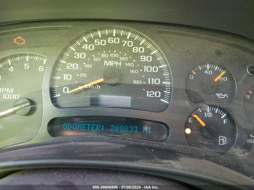 2005 GMC Sierra 1500 Sle VIN: 2GTEC13T051153952 Lot: 39806586