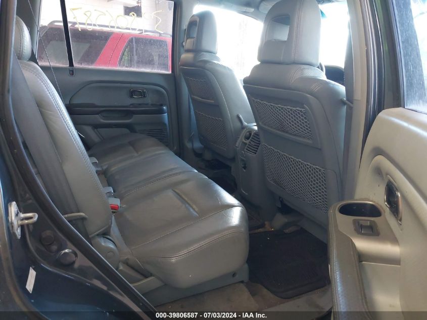 2004 Honda Pilot Ex-L VIN: 2HKYF18504H506928 Lot: 39806587