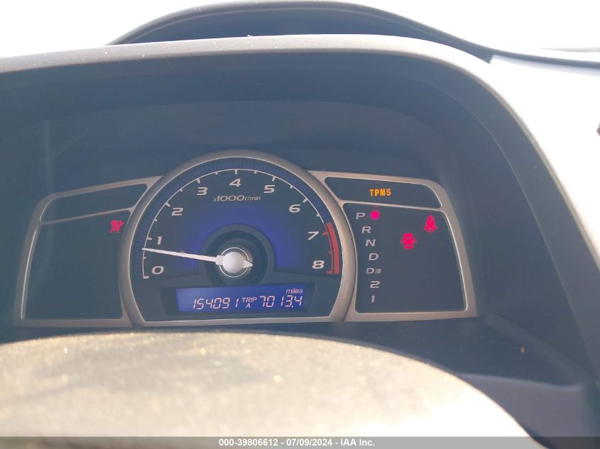 2009 Honda Civic Lx-S VIN: 2HGFA16689H346008 Lot: 39806612