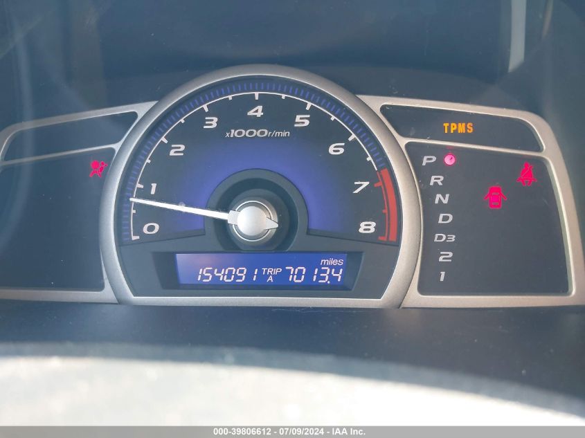 2009 Honda Civic Lx-S VIN: 2HGFA16689H346008 Lot: 39806612