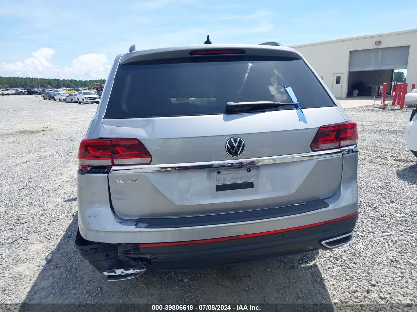 2021 Volkswagen Atlas 3.6L V6 Se W/Technology VIN: 1V2WR2CA9MC557900 Lot: 39806618