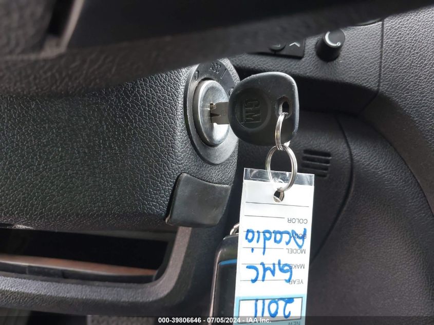 2011 GMC Acadia Denali VIN: 1GKKVTED1BJ379292 Lot: 39806646