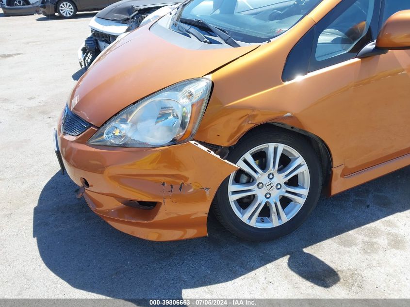 2009 Honda Fit Sport VIN: JHMGE88459S016247 Lot: 39806663