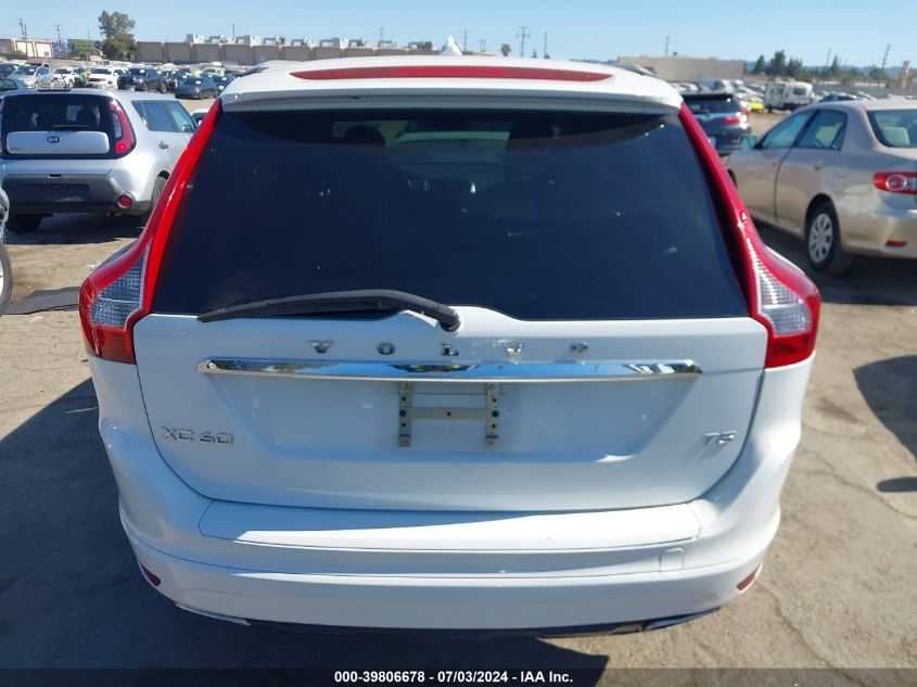 2015 Volvo Xc60 T5 Premier VIN: YV426MDB2F2587306 Lot: 39806678