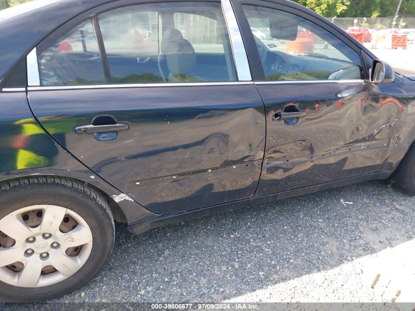 2007 Hyundai Sonata Gls VIN: 5NPET46C37H209090 Lot: 39806677