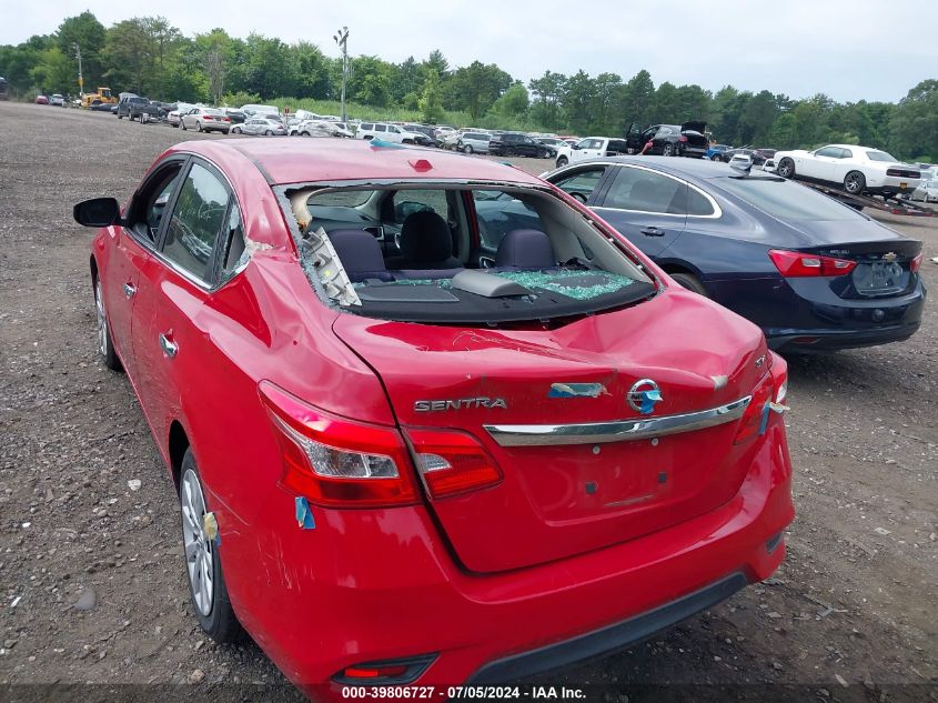 2017 Nissan Sentra Sv VIN: 3N1AB7AP5HL694298 Lot: 39806727