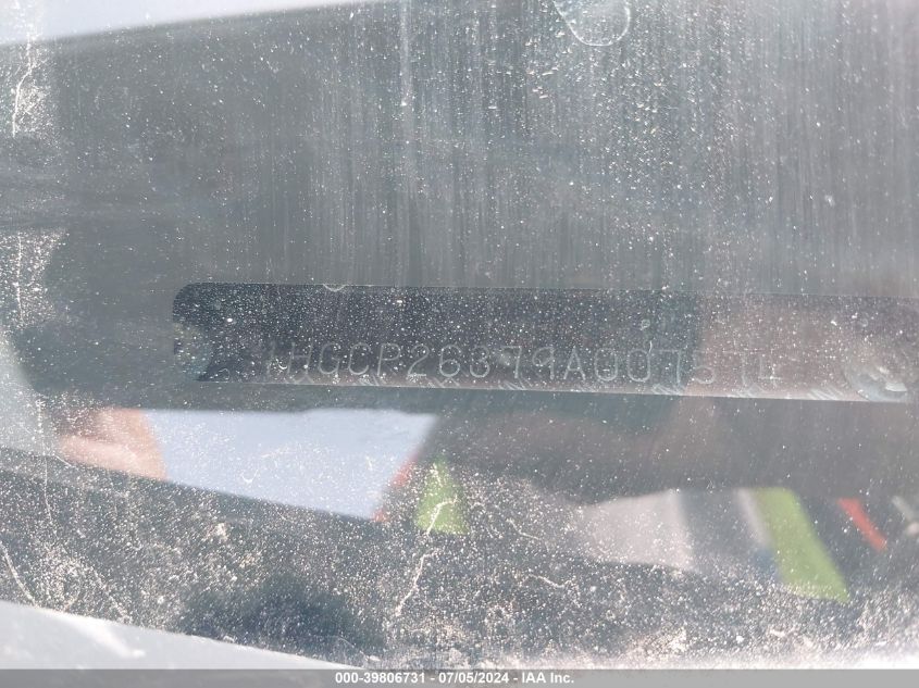 2009 Honda Accord 2.4 Lx VIN: 1HGCP26379A007574 Lot: 39806731