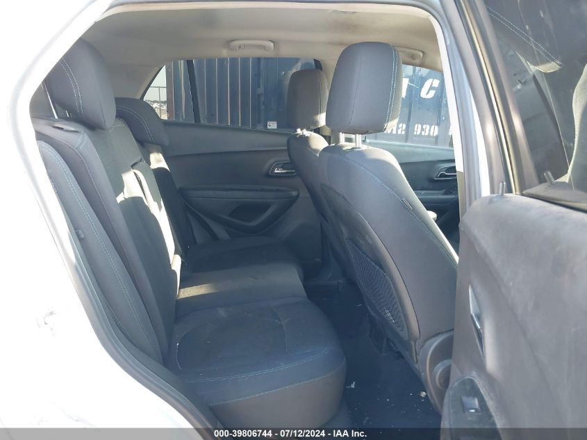 2016 Chevrolet Trax 1Ls VIN: 3GNCJKSB7GL262994 Lot: 39806744