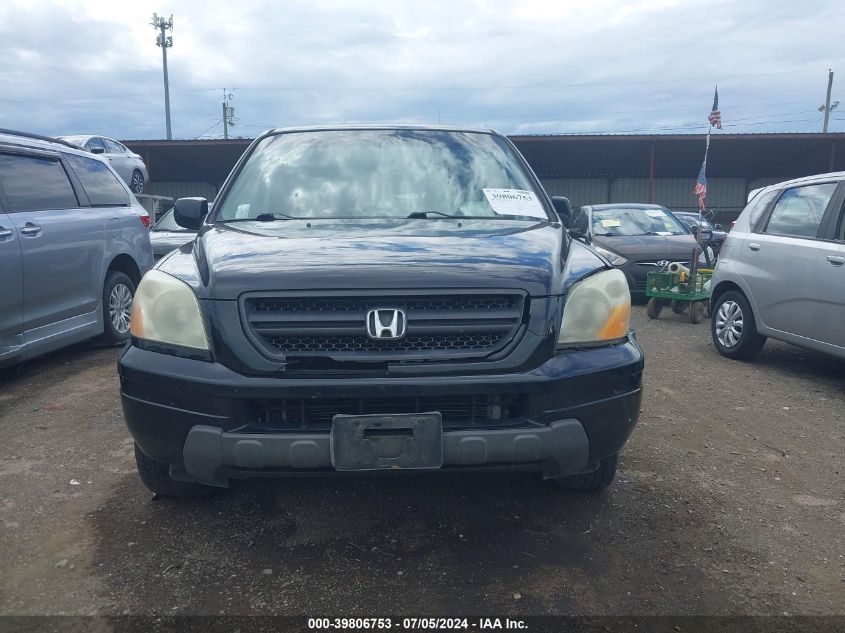 2003 Honda Pilot Ex-L VIN: 2HKYF18573H599087 Lot: 39806753