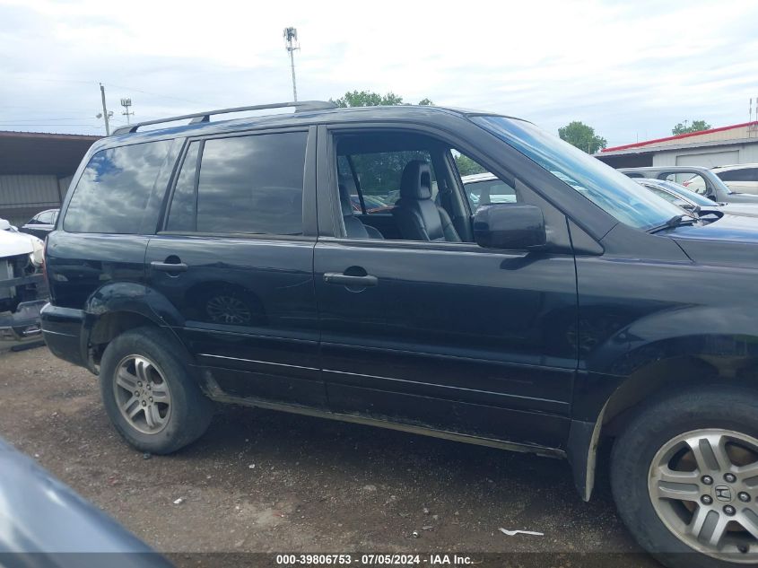 2003 Honda Pilot Ex-L VIN: 2HKYF18573H599087 Lot: 39806753