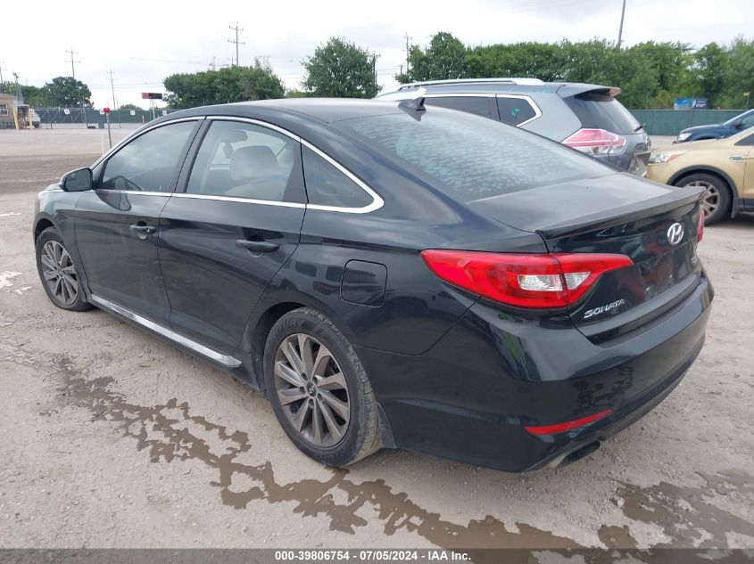 2017 Hyundai Sonata Sport VIN: 5NPE34AF2HH477311 Lot: 39806754