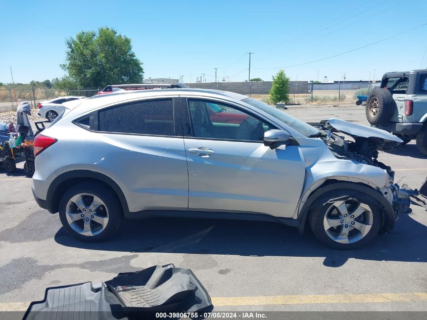 2016 Honda Hr-V Ex-L VIN: 3CZRU6H74GM766461 Lot: 39806755