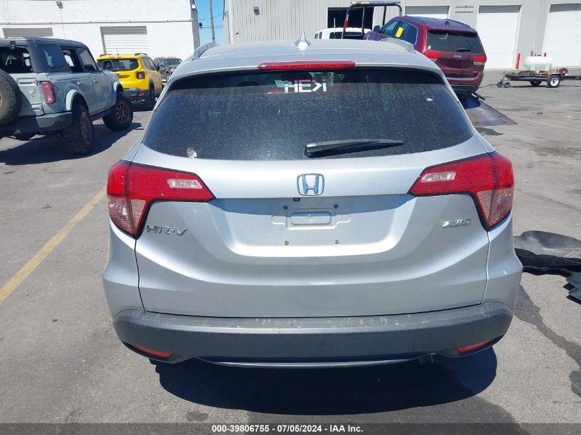 2016 Honda Hr-V Ex-L VIN: 3CZRU6H74GM766461 Lot: 39806755